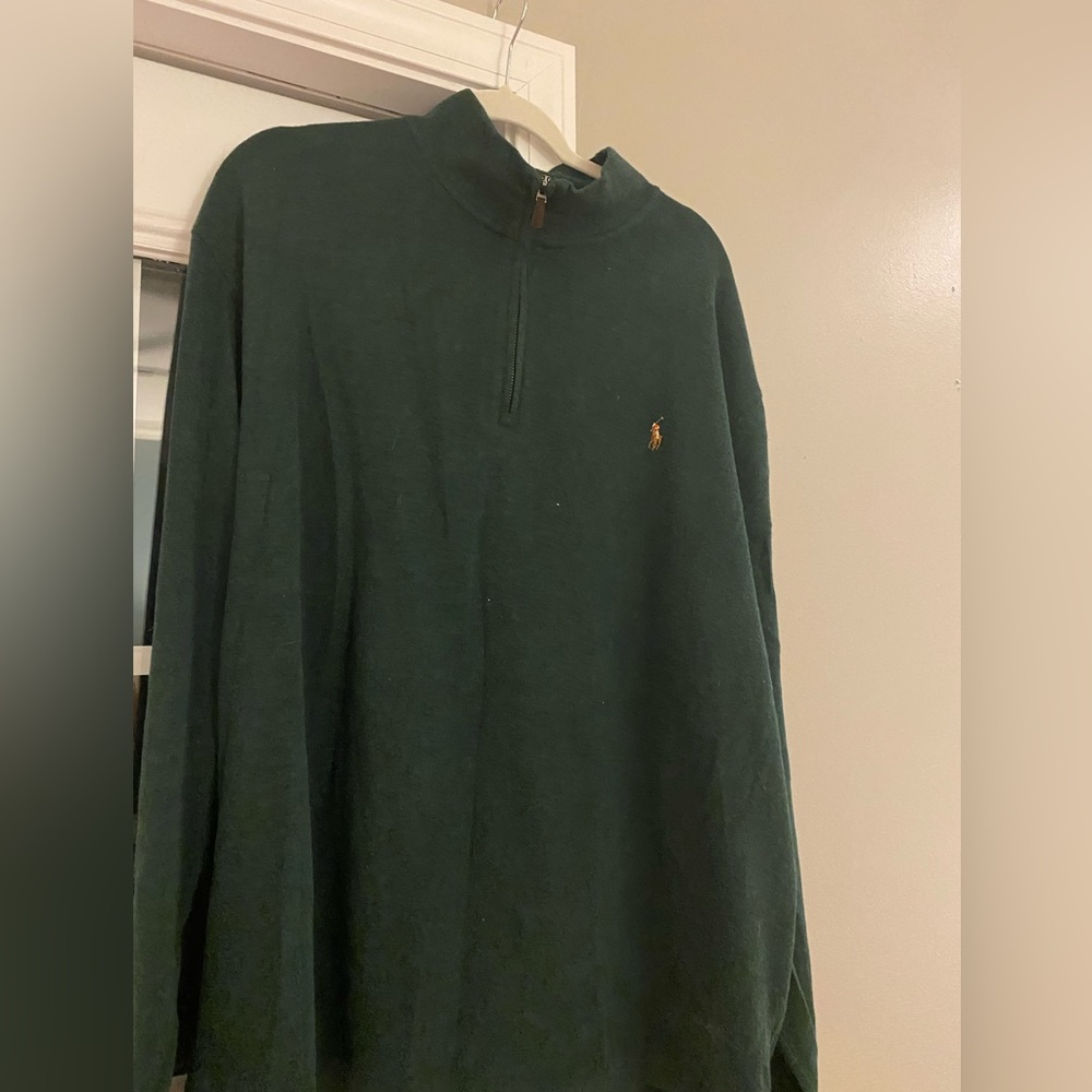 Forrest green polo sweater size xxl